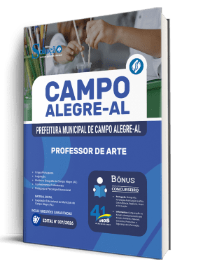 Apostila Prefeitura de Campo Alegre-AL 2026 - Professor de Arte - Imagem 2