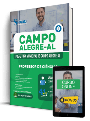 Apostila Prefeitura de Campo Alegre-AL 2026 - Professor de Ciências - Imagem 1