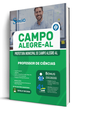 Apostila Prefeitura de Campo Alegre-AL 2026 - Professor de Ciências - Imagem 2