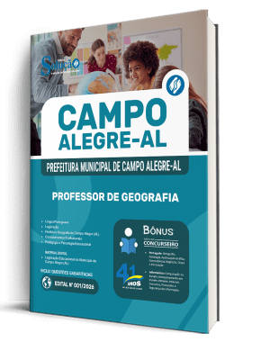 Apostila Prefeitura de Campo Alegre-AL 2026 - Professor de Geografia - Imagem 2