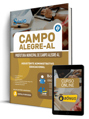 Apostila Prefeitura de Campo Alegre-AL 2026 - Assistente Administrativo Educacional - Imagem 1