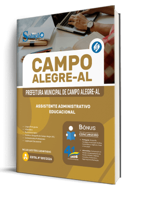 Apostila Prefeitura de Campo Alegre-AL 2026 - Assistente Administrativo Educacional - Imagem 2