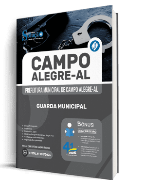 Apostila Prefeitura de Campo Alegre-AL 2026 - Guarda Municipal - Imagem 2
