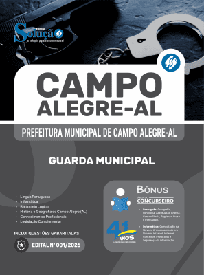 Apostila Prefeitura de Campo Alegre-AL 2026 - Guarda Municipal - Imagem 3