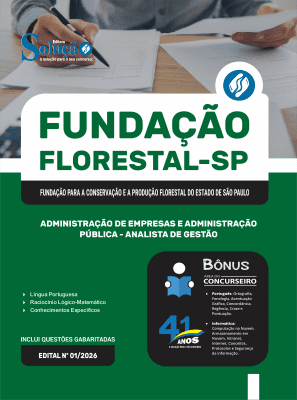 Apostila Fundação Florestal 2026 - Analista de Gestão - Administração de Empresas e Administração Pública - Imagem 3
