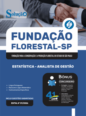 Apostila Fundação Florestal 2026 - Analista de Gestão - Estatística - Imagem 3