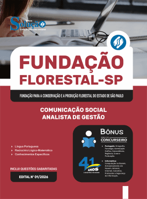 Apostila Fundação Florestal 2026 - Analista de Gestão - Comunicação Social - Imagem 3