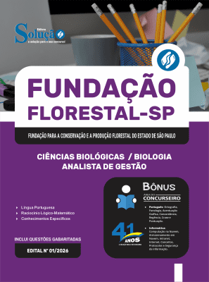Apostila Fundação Florestal 2026 - Analista Ambiental - Ciências Biológicas e Biologia - Imagem 3