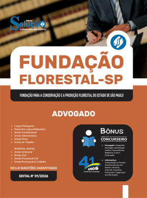 Apostila Fundação Florestal 2026 - Advogado - Imagem 3