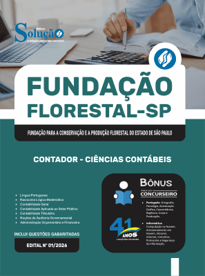 Apostila Fundação Florestal 2026 - Contador - Ciências Contábeis - Imagem 3