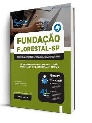 Apostila Fundação Florestal 2026 - Técnico Ambiental - Meio Ambiente, Gestão Ambiental, Controle Ambiental, Florestas - Imagem 2