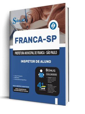 Apostila Prefeitura de Franca-SP 2026 - Inspetor de Aluno - Imagem 2