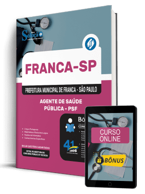 Apostila Prefeitura de Franca-SP 2026 - Agente de Saúde Pública - PSF - Imagem 1