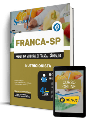 Apostila Prefeitura de Franca-SP 2026 - Nutricionista - Imagem 1