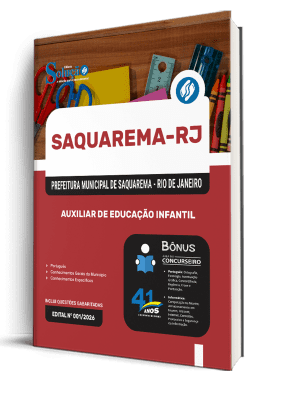 Apostila Prefeitura de Saquarema-RJ 2026 - Auxiliar de Educação Infantil - Imagem 2