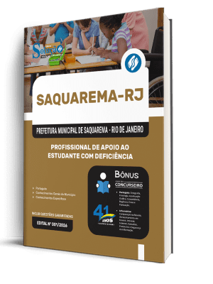 Apostila Prefeitura de Saquarema-RJ 2026 - Profissional de Apoio ao Estudante com Deficiência - Imagem 2