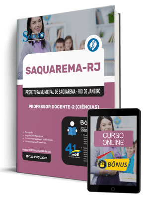 Apostila Prefeitura de Saquarema-RJ 2026 - Professor Docente-2 Ciências - Imagem 1