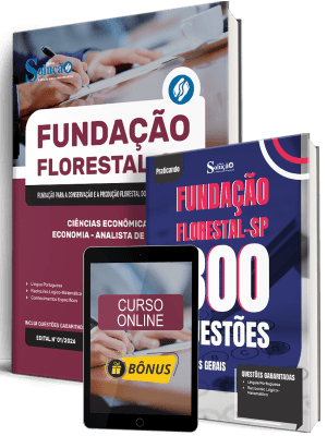 Combo Fundação Florestal 2026 - Analista de Gestão - Ciências Econômicas e Economia - Imagem 1