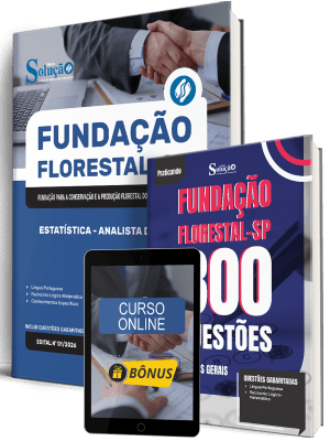 Combo Fundação Florestal 2026 - Analista de Gestão - Estatística - Imagem 1