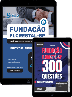 Combo Fundação Florestal 2026 - Analista de Gestão - Estatística - Imagem 1