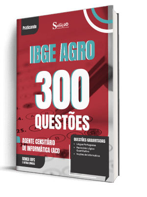 Caderno de Questões IBGE CENSO - Agente Censitário de Informática (ACI) - 300 Questões Gabaritadas - Imagem 1