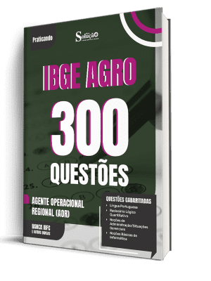 Caderno de Questões IBGE CENSO - Agente Operacional Regional (AOR) - 300 Questões Gabaritadas - Imagem 1