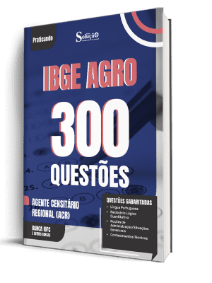Caderno de Questões IBGE CENSO - Agente Censitário Regional (ACR) - 300 Questões Gabaritadas - Imagem 1