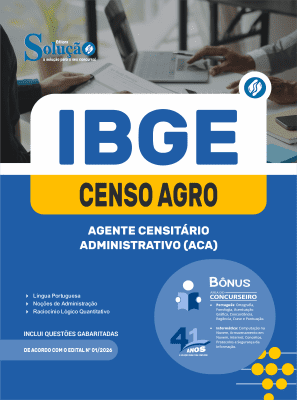 Apostila IBGE CENSO 2027 - Agente Censitário Administrativo (ACA) - Imagem 3