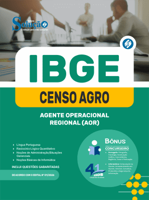 Apostila IBGE CENSO 2027 - Agente Operacional Regional (AOR) - Imagem 3