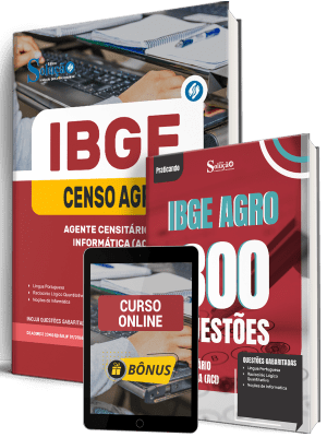 Combo IBGE CENSO 2027 - Agente Censitário de Informática (ACI) - Imagem 1