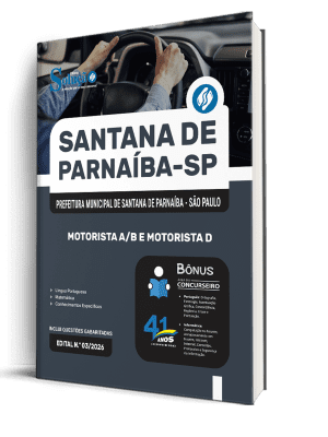 Apostila Prefeitura de Santana de Parnaíba-SP 2026 - Motorista A/B e Motorista D - Imagem 2