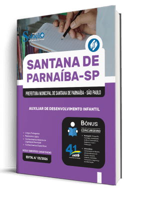 Apostila Prefeitura de Santana de Parnaíba-SP 2026 - Auxiliar de Desenvolvimento Infantil - Imagem 2