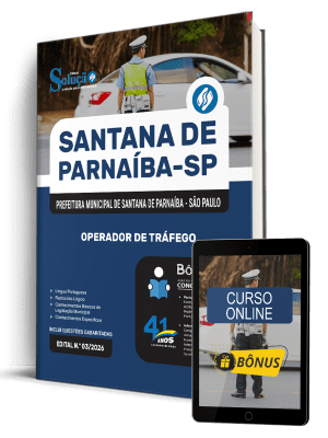 Apostila Prefeitura de Santana de Parnaíba-SP 2026 - Operador de Tráfego - Imagem 1