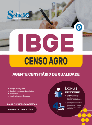 Apostila IBGE CENSO 2027 - Agente Censitário de Qualidade - Imagem 3