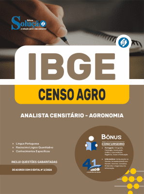 Apostila IBGE CENSO 2027 - Analista Censitário - Agronomia - Imagem 3