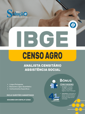 Apostila IBGE CENSO 2027 - Analista Censitário - Assistência Social - Imagem 3