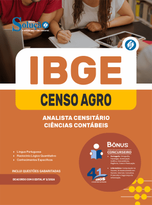Apostila IBGE CENSO 2027 - Analista Censitário - Ciências Contábeis - Imagem 3