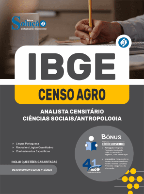 Apostila IBGE CENSO 2027 - Analista Censitário - Ciências Sociais/Antropologia - Imagem 3