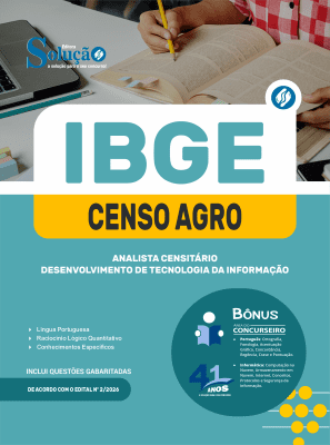 Apostila IBGE CENSO 2027 - Analista Censitário - Desenvolvimento de Tecnologia da Informação - Imagem 3