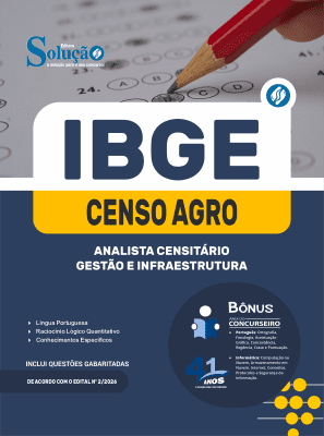 Apostila IBGE CENSO 2027 - Analista Censitário - Gestão e Infraestrutura - Imagem 3