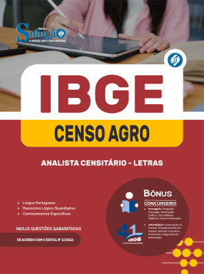 Apostila IBGE CENSO 2027 - Analista Censitário - Letras - Imagem 3