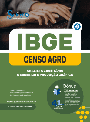 Apostila IBGE CENSO 2027 - Analista Censitário - Webdesign e Produção Gráfica - Imagem 3