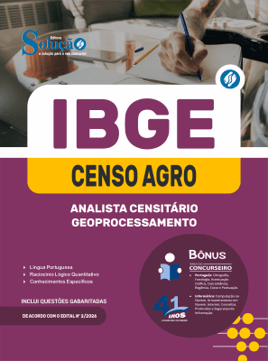 Apostila IBGE CENSO 2027 - Analista Censitário - Geoprocessamento - Imagem 3
