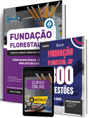 Combo Fundação Florestal 2026 - Analista Ambiental - Ciências Biológicas e Biologia - Imagem 1