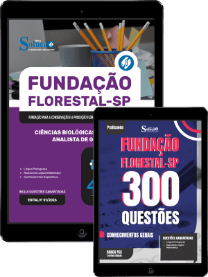 Combo Fundação Florestal 2026 - Analista Ambiental - Ciências Biológicas e Biologia - Imagem 1