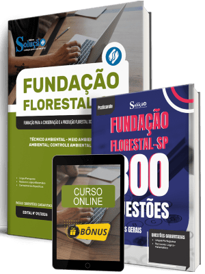 Combo Fundação Florestal 2026 - Técnico Ambiental - Meio Ambiente, Gestão Ambiental, Controle Ambiental, Florestas - Imagem 1