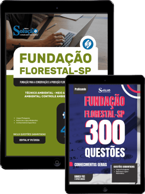 Combo Fundação Florestal 2026 - Técnico Ambiental - Meio Ambiente, Gestão Ambiental, Controle Ambiental, Florestas - Imagem 1