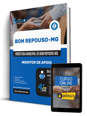 Apostila Prefeitura de Bom Repouso - MG 2026 - Monitor de Apoio - Imagem 1