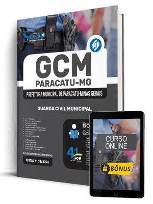 Apostila Prefeitura de Paracatu-MG 2026 - Guarda Civil Municipal - Imagem 1