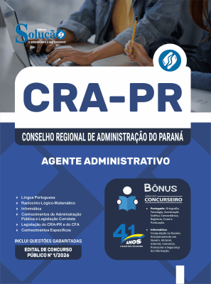Apostila CRA-PR 2026 - Agente Administrativo - Imagem 3